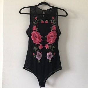 Sexy meshed body suit!